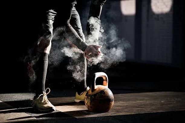Foto Gym fitness workout: Man ready to, ilbusca