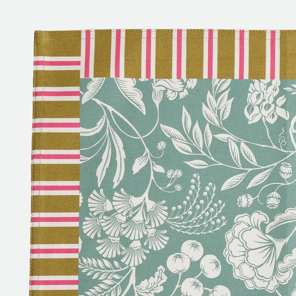 Set van 2 bedrukte placemats, katoen, LINDA