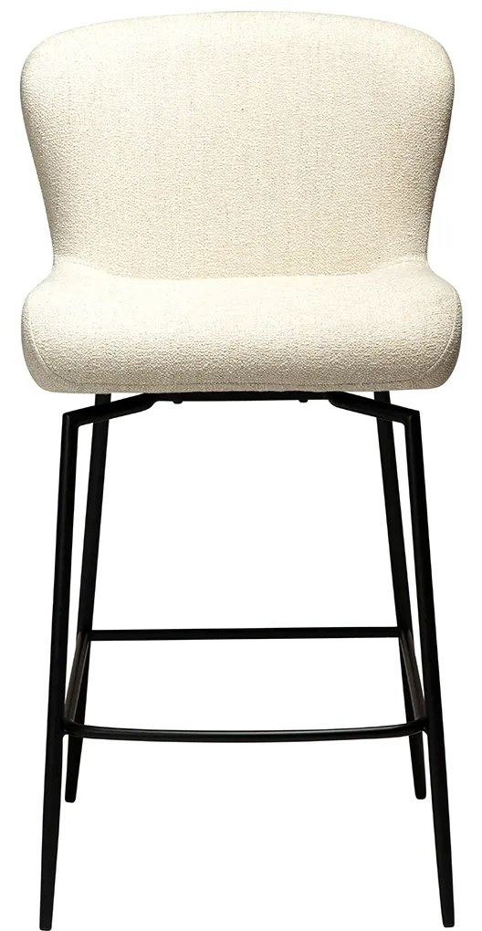 Dan-Form Glam Swivel Draaibare Barstoel Beige Boucle