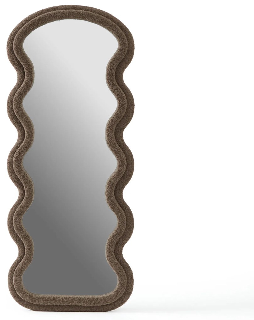 Golvende Spiegel Lichtbruin Teddy - 70x170cm