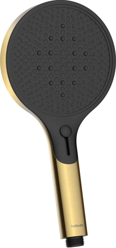 Hotbath Cobber M320 handdouche 13cm geborsteld messing PVD