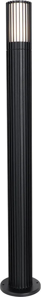 Smart buiten paaltje zwart 80 cm IP44 RGBW incl. GU10 50mm- Boris