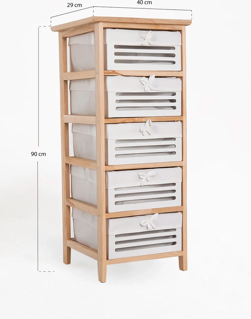 Nuvio brede ladekast 4 laden