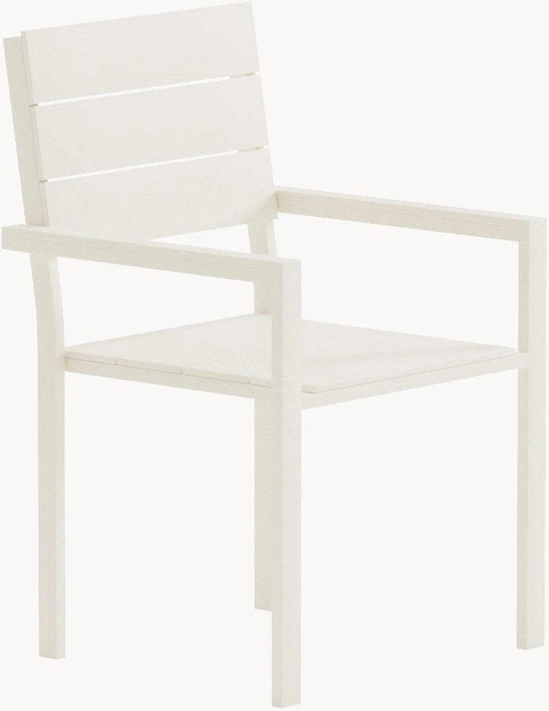 Stapelbare tuinstoelen Levels met armleuningen, 2-delig