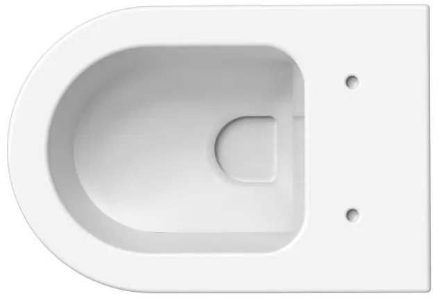 Xenz Gio randloos toilet 52cm met vortexspoeling wit glans