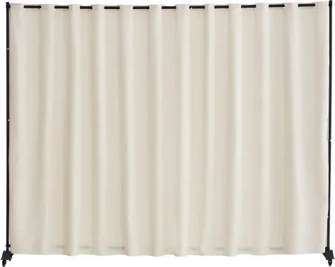 VEVOR Room Divider Scheidingsscherm Enkel Paneel, Draagbaar Privacy Scherm voor Kantoor Slaapkamer Eetkamer Studeerkamer Balkon, Oprolbare Room Divider (308,5 x 45 x 245,5 cm), Beige