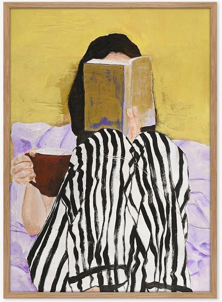 Ingelijste digitale print Reading