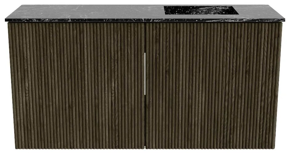 Mondiaz Joya DLux 80cm toiletmeubel shadow met wastafel faye rechts 1 kraangat lava