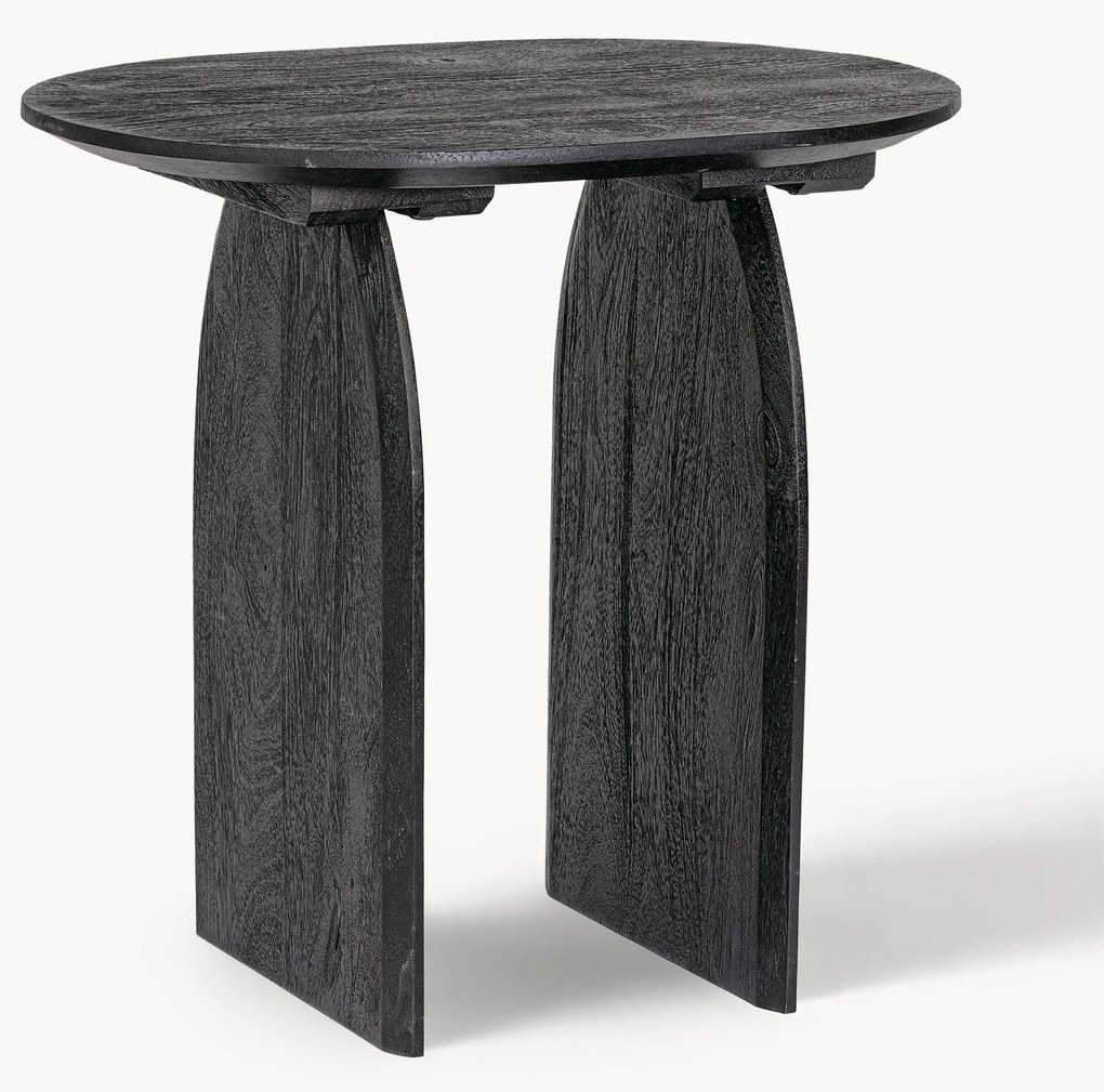 Ovale mangohouten bijzettafel Monterrey