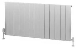 Eastbrook Withington radiator 125x60cm aluminium 1270W wit mat