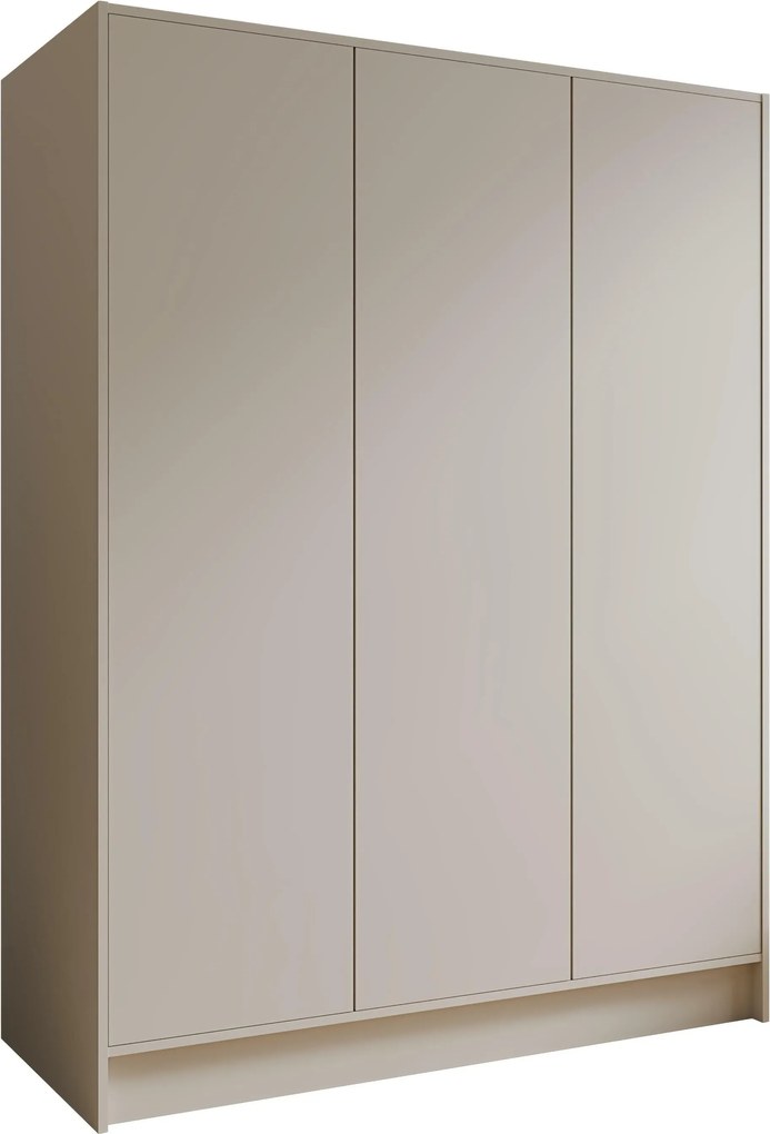 Kledingkast Arecibo 101, Kasjmier, 200x150x51cm, 130 kg, Kledingkast deuren: Met scharnieren, Aantal planken: 4, Aantal planken: 4