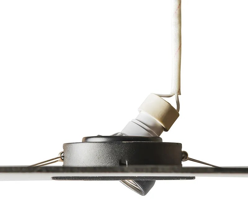 Moderne Smart inbouwspot zwart incl. WiFi GU10 - Artemis Modern, Design GU10 vierkant Binnenverlichting Lamp