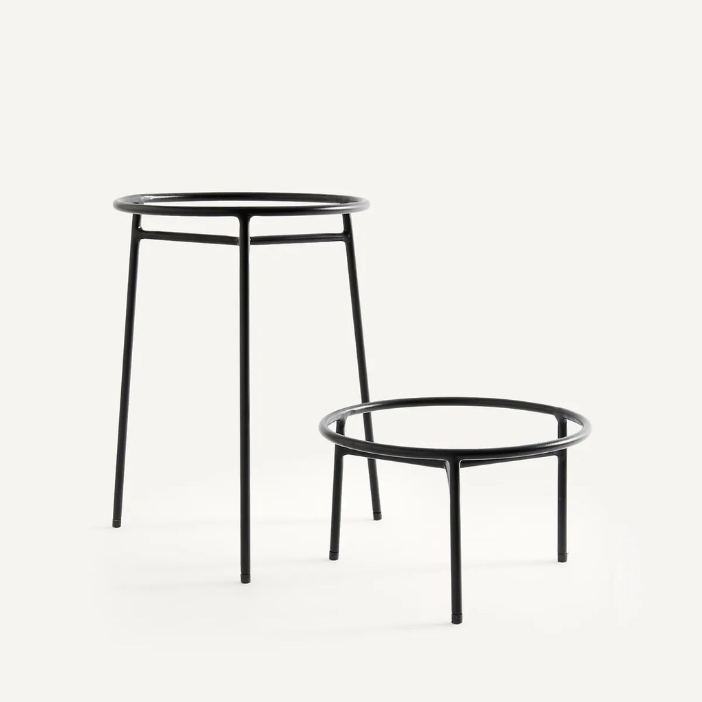 Stalen metalen standaard voor de Florian-bloempot, hoogte 16 cm, FLORIANA