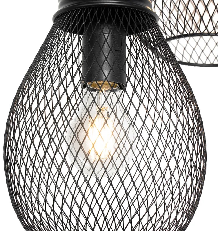 Design hanglamp zwart 3-lichts - Raga