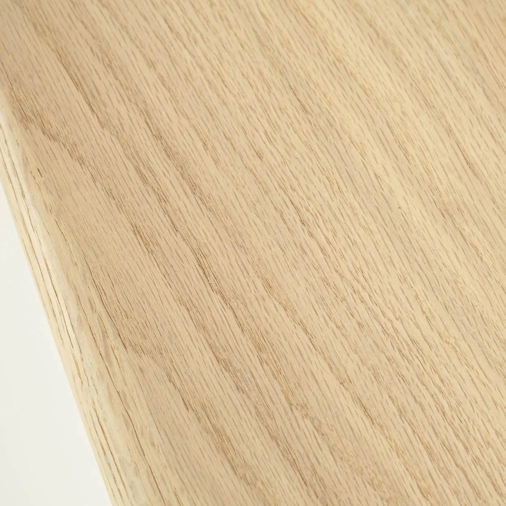 Eiken Tv-meubel Organische Vorm 180 Cm Naturel - 180x42x43cm.