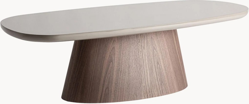 Ronde houten salontafel Bionaz