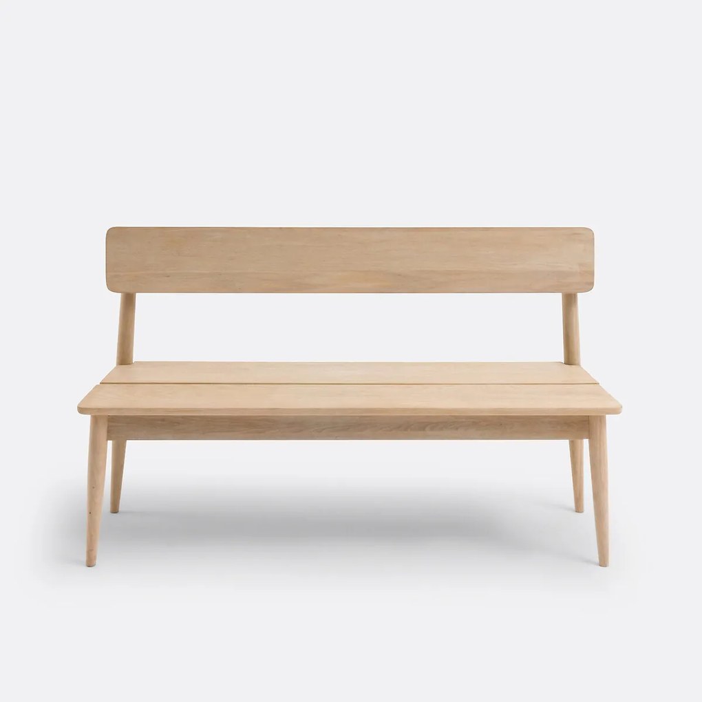 Bank in massief eik Natéo