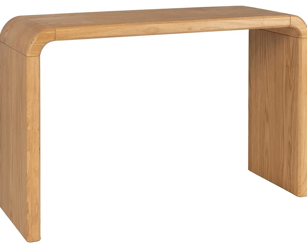 Zuiver Brave Console Tafel Gebogen Eiken - 120 X 38cm.