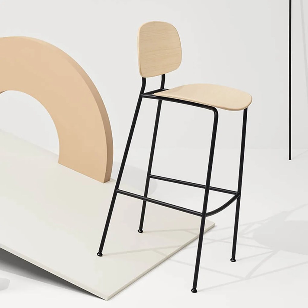 Infiniti Tondina Houten Design Barkruk