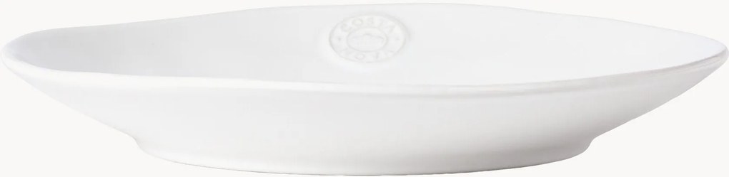 Dinerbord Nova met handmatig geborstelde rand