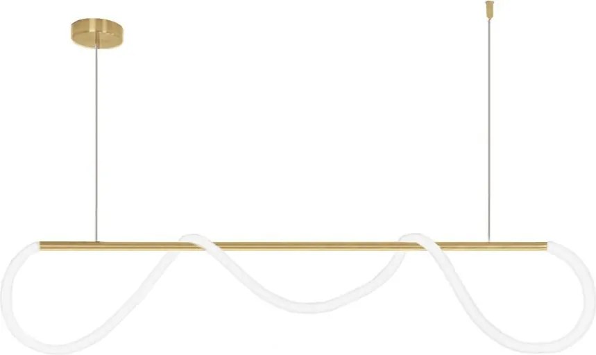 APP854-CP Long Gold LED-plafondlamp