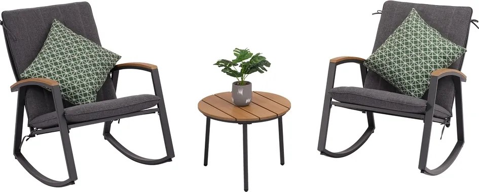 Garda Garden Point antraciet tuinset