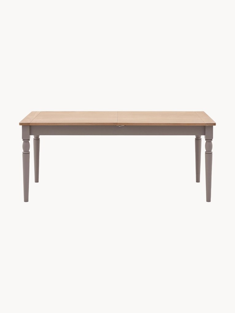 Uitschuifbare houten eettafel Eton, handgemaakt, 180 - 230 x 95 cm