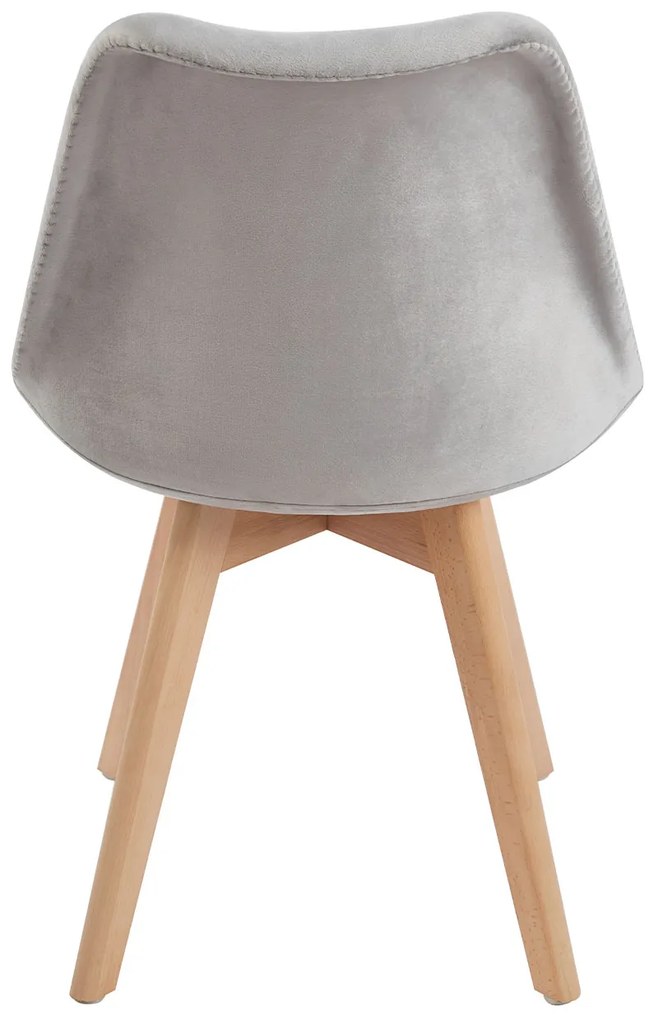 Set van 4 Synk Fluwelen Stoelen
