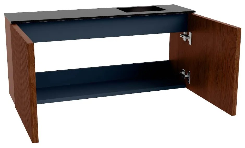 Mondiaz Joya 90cm toiletmeubel ruby met wastafel faye rechts 1 kraangat urban