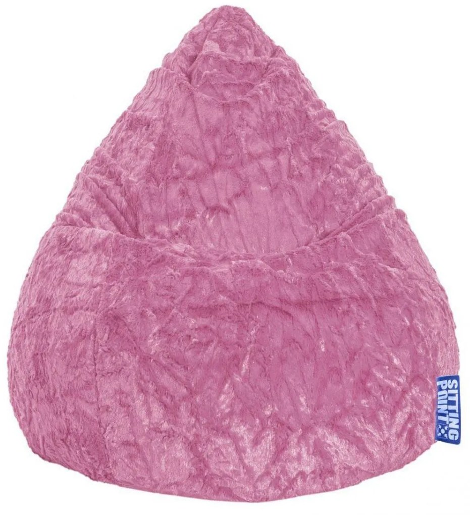 Kinder Zitzak Zitzak Fluffy L - Roze