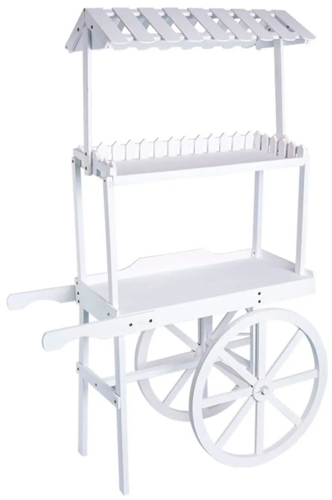 Kersenhout verouderd Candy Bar Trolley