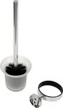Plieger Vigo toiletborstel met glas chroom