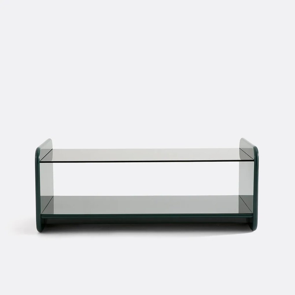 Salontafel van lak en gehard glas, Ericson
