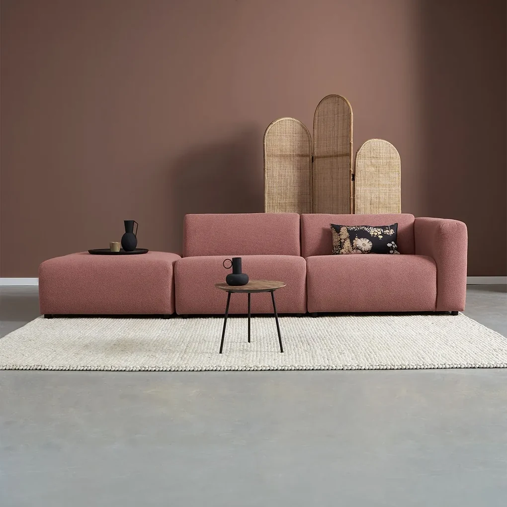 Rechte Bank Met Hocker Links Brick