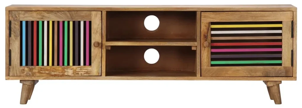 vidaXL Tv-meubel 120x30x40 cm massief mangohout