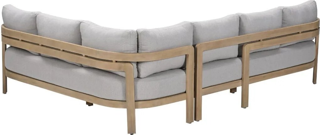 Garden Impressions Sirocco loungeset 3-delig rechts - acacia - grey sand