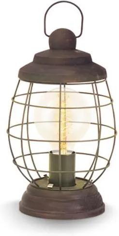 Tafellamp Bampton bruin 60W