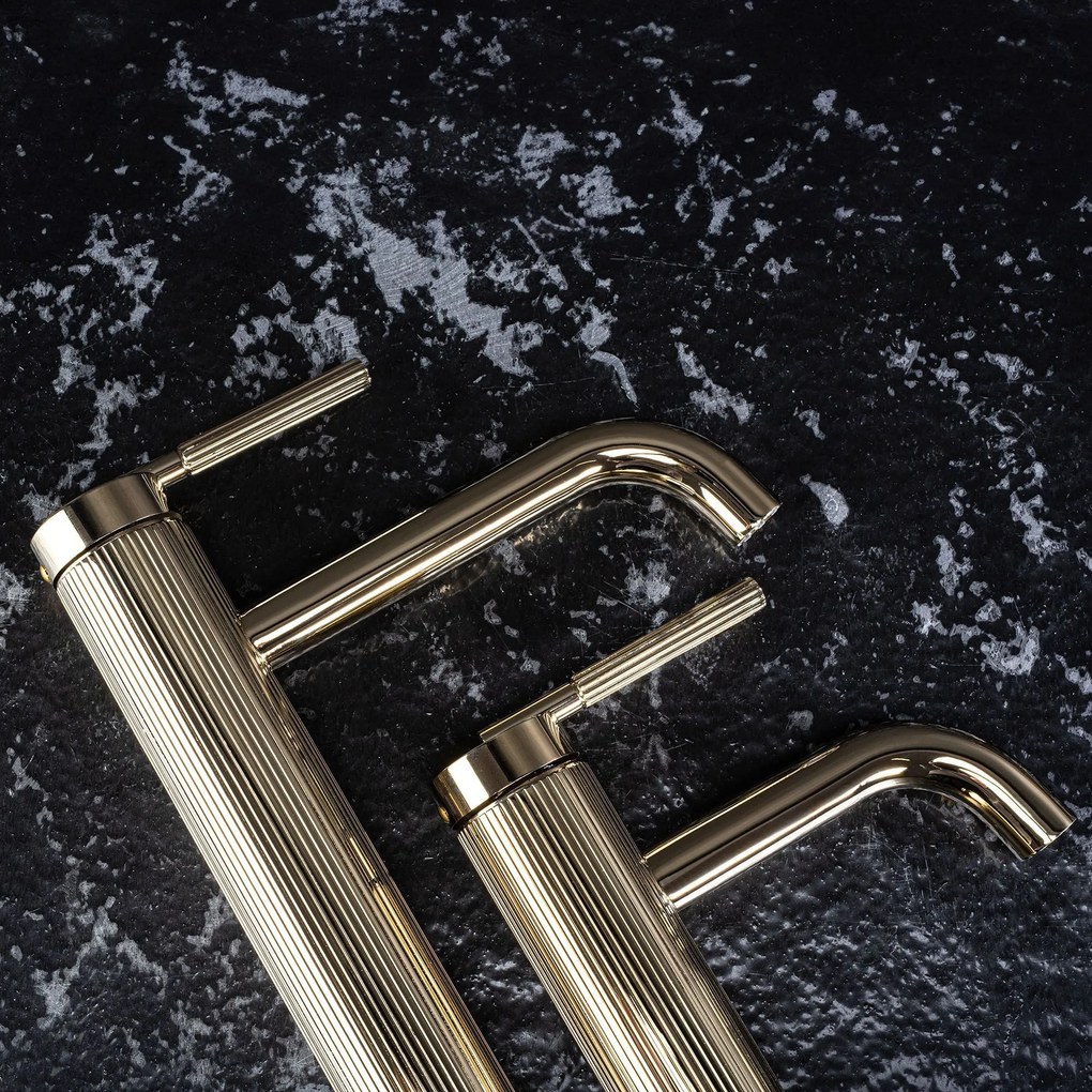 Wastafelkraan Rea Argon Gold High