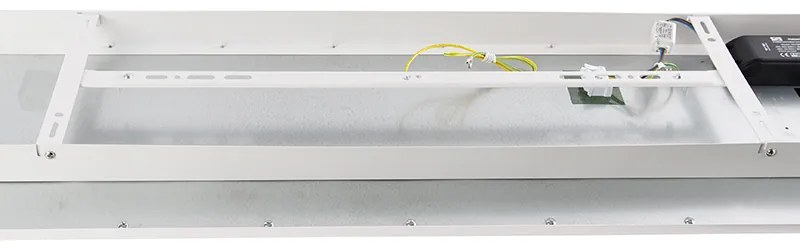 Modern LED paneel staal 120 cm incl. LED 4-staps dimbaar - Liv