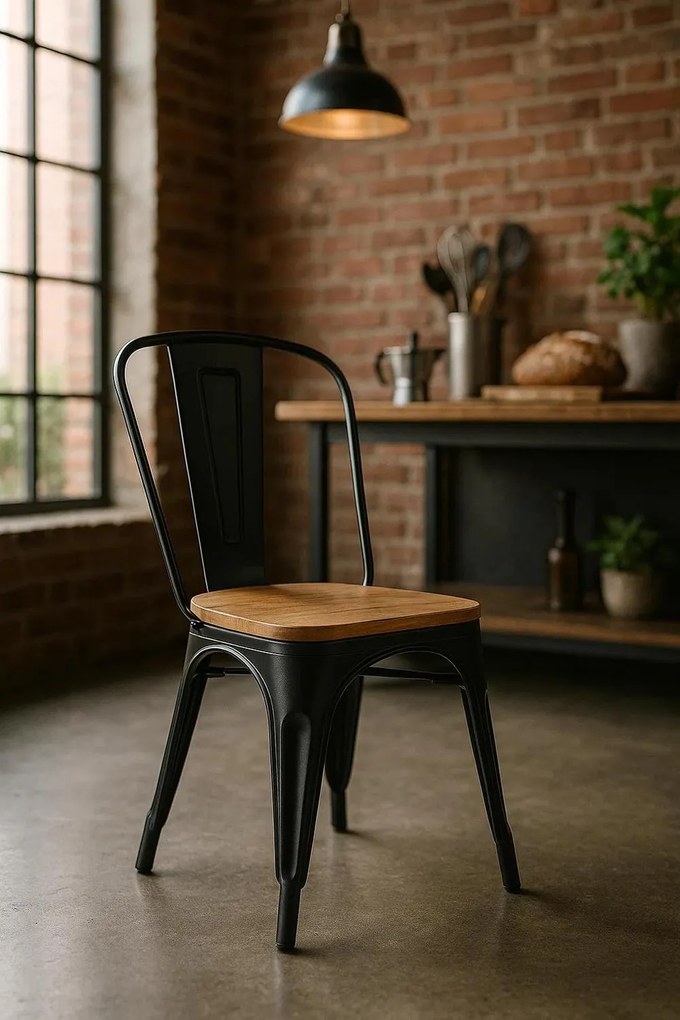 Torix Stoel Natuurlijk Hout