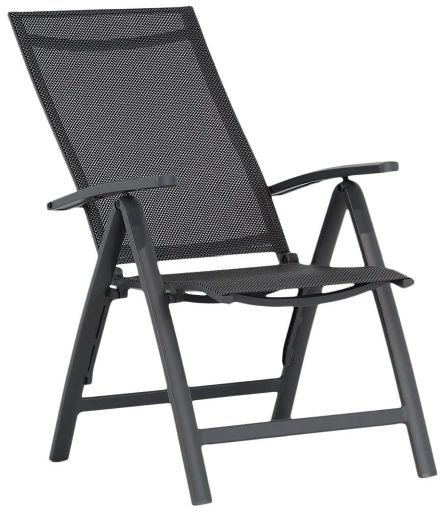 Tuinset 4 personen 180 cm Aluminium/textileen Grijs Presto Donato/Madras