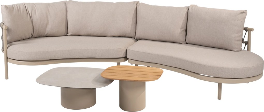 Demi Piacenza modulaire loungeset 4 delig keramiek latte Taste 4SO