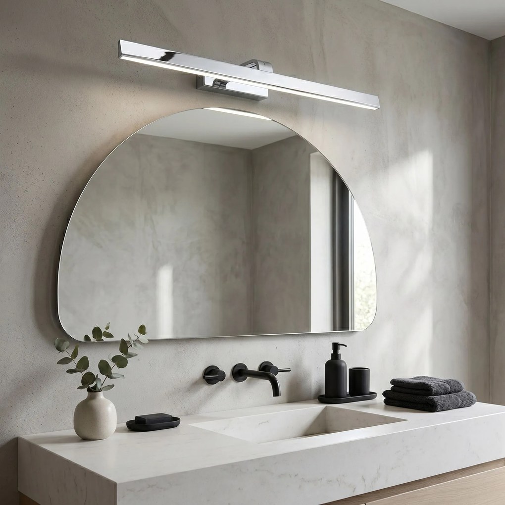 Badkamer LED-wandlamp SWE003-1W 73cm CHROME