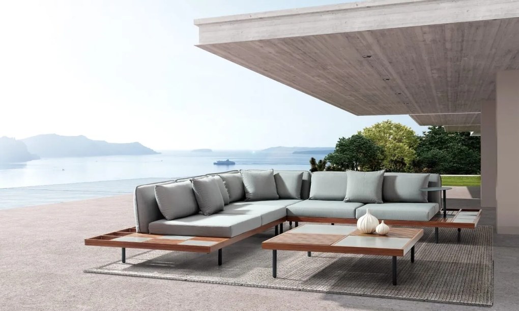 DATHO OUTDOOR Hoek Loungeset - Java - Aluminium - Datho Outdoor