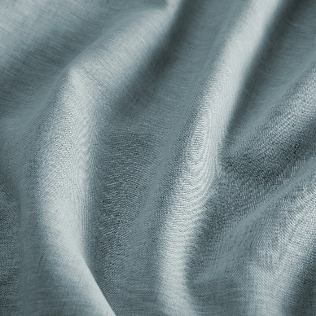 Verduisteringsgordijn van gewassen linnen, verborgen lipjes, Private