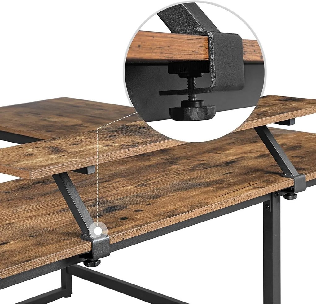 Hoekbureau Ludo met monitorstandaard | BOSTIC