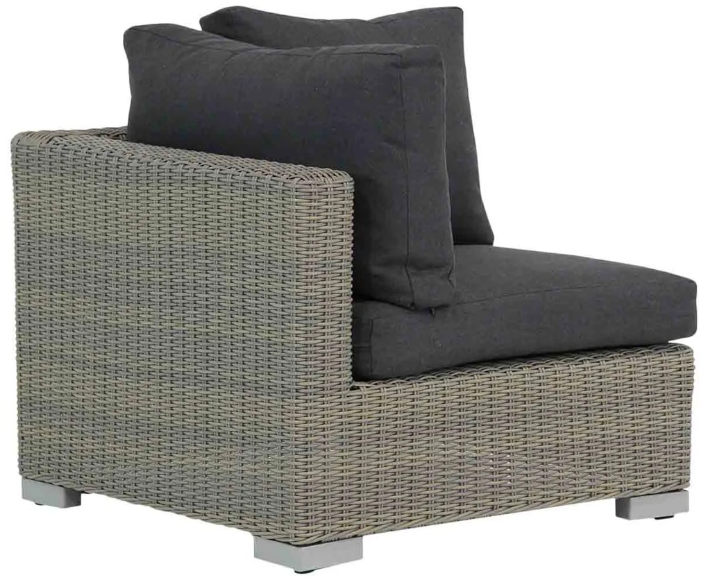 Garden Collections Cuba Hoek Module Wicker Taupe