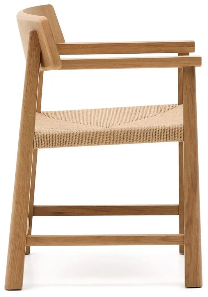 Kave Home Idun Eiken Design Eetkamerstoel