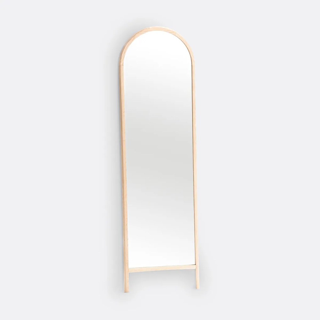 Spiegel op voet / eiken psyche 50x170 cm, Nabou