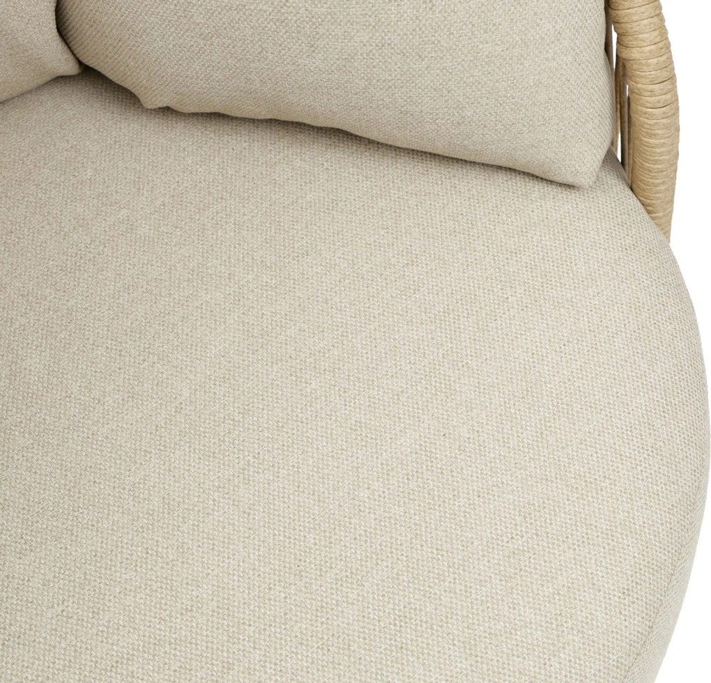 Stoel en Bank Loungeset 5 personen Rope Zand/Beige Coco Amici/Tivano